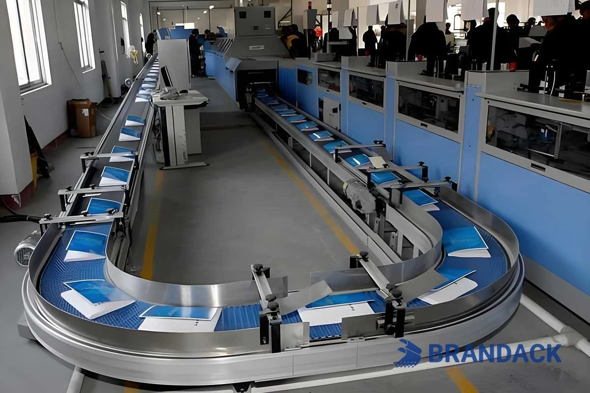 Linea di stampa offset e rilegatura