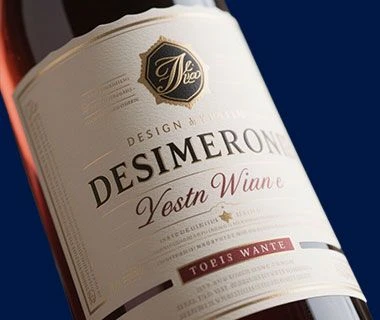 Stampa di etichette per bottiglie di vino | Progetta le tue etichette di vino