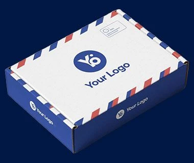 Progetta la tua scatola postale e scatole di spedizione personalizzate con logo
