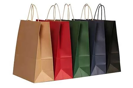 Borsa della spesa di carta personalizzata - Borse da imballaggio con marchio su misura
